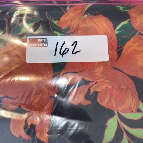 Express Floral Satin Short Sleeve Loose Boxy Blouse Medium - Picture 9 of 9